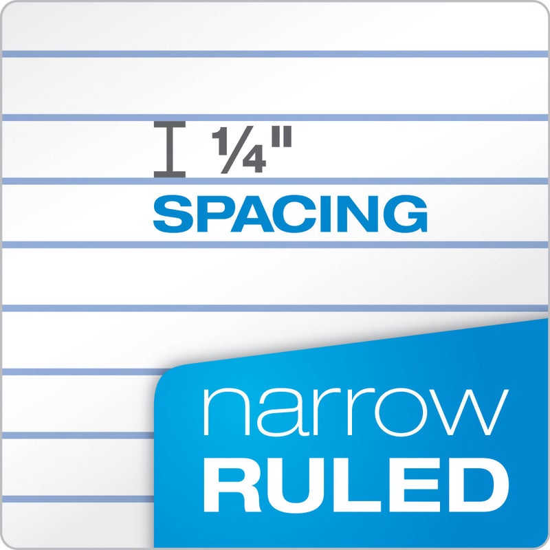 توبس دفاتر الكتابة القانونية TOPS، ذات غطاء لاصق، مقاس 8-1/2 بوصة × 11 بوصة، مسطرة ضيقة، 50 ورقة، عبوة من 12 دفترًا (7529) - Image 4